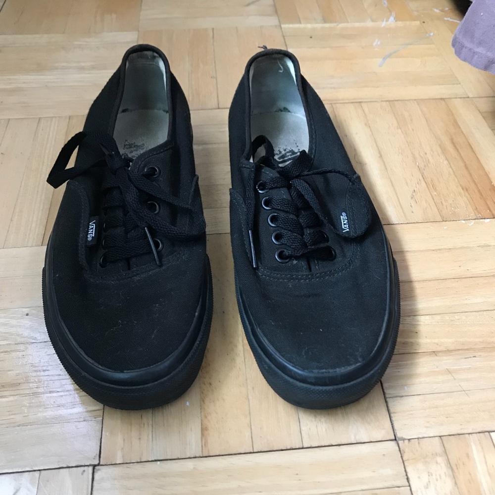 All black vans